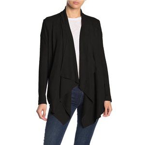 BLANKNYC Denim Faux Suede Draped Jacket